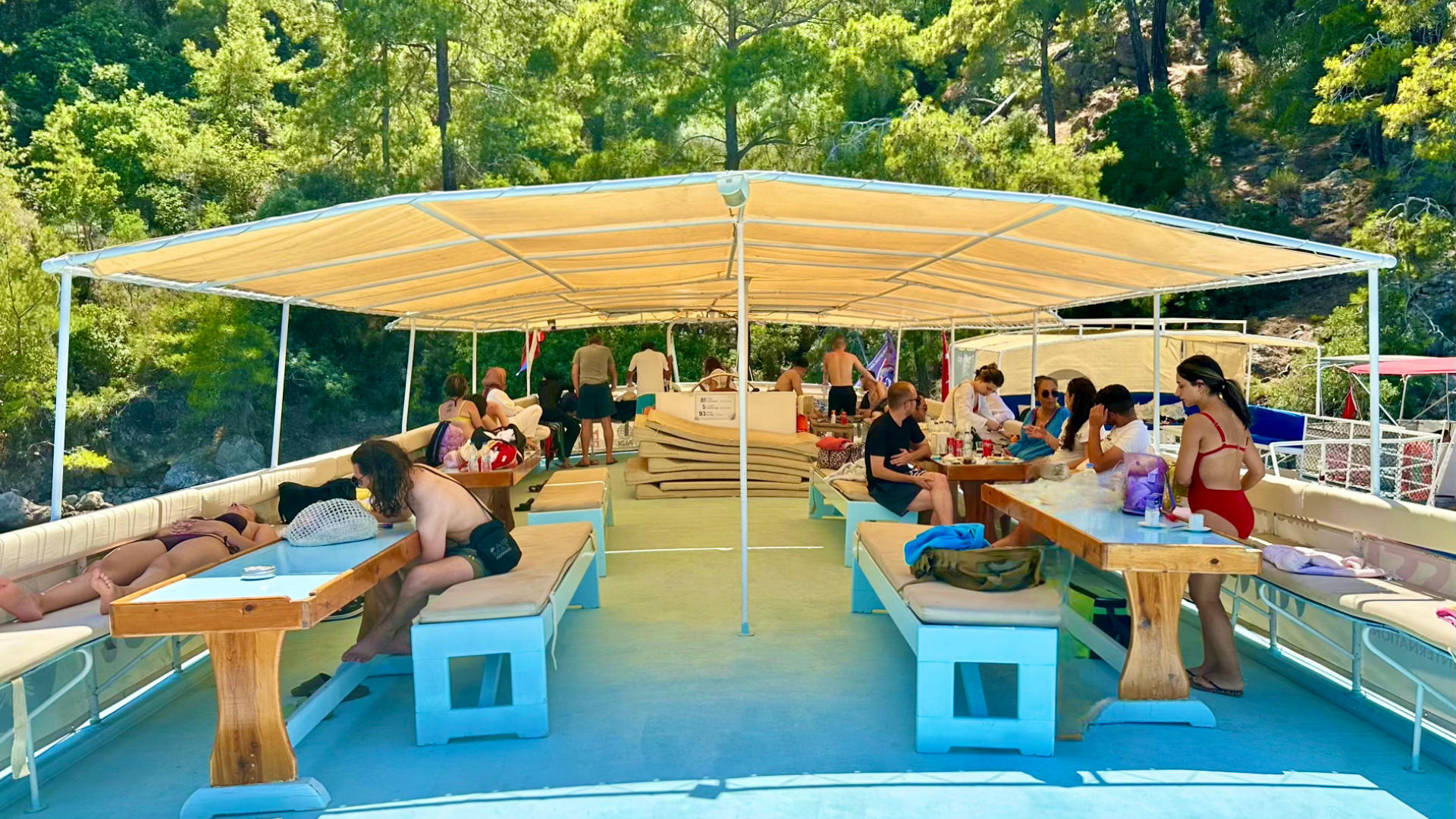 Mermaid Diving Club tekne alanı